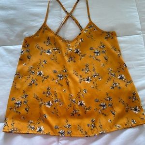 Hollister floral tank top